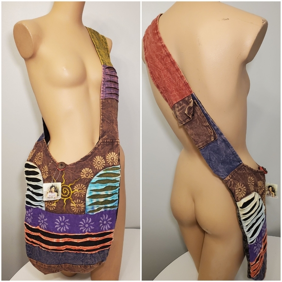 canton bazaar Handbags - NWT Canton Bazaar Boho Hippy HOBO/ Cross body bag